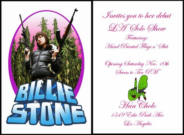 Billie Stone Hand Painted Flags N Shit 1