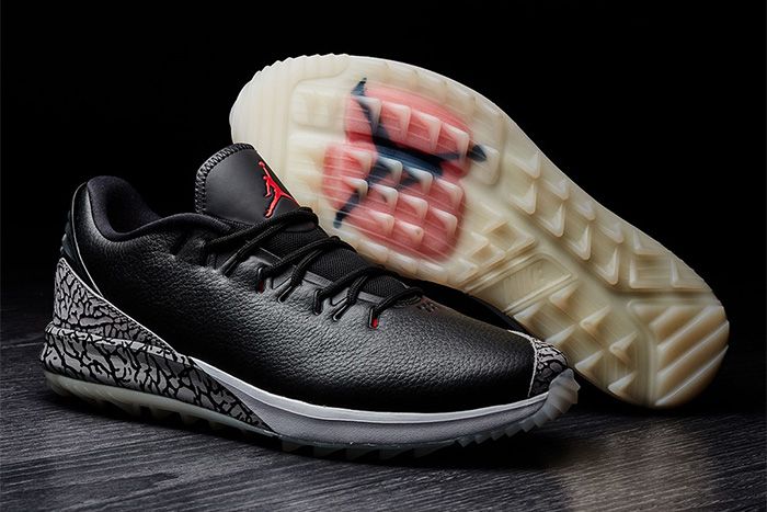 Jordan Adg Spikeless Golf Shoe Black Cement Release Date Pair