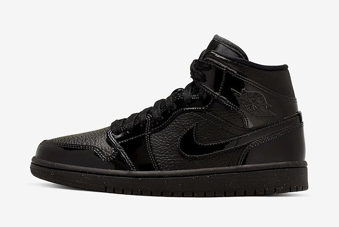 black patent air jordan 1