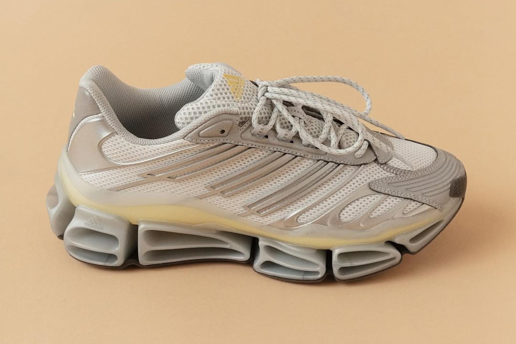 adidas Megaride AG sneaker on flesh-coloured background