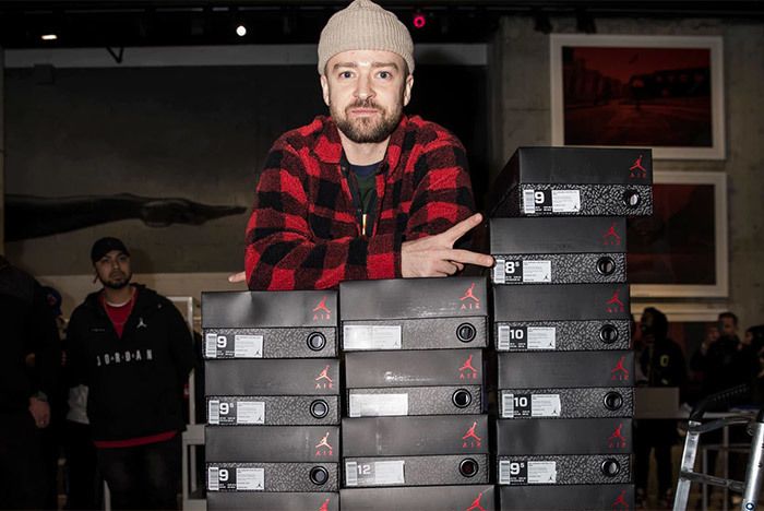 Justin Timberlake's 3 is Fans - Sneaker Freaker