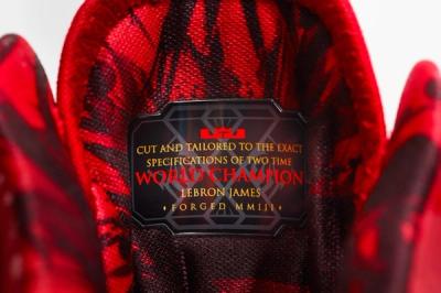 Nike Lebron X Elite Backtoback Pack Red Tongue Detail 1