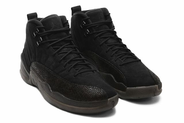 Jordan 12 ovo black cheap and white