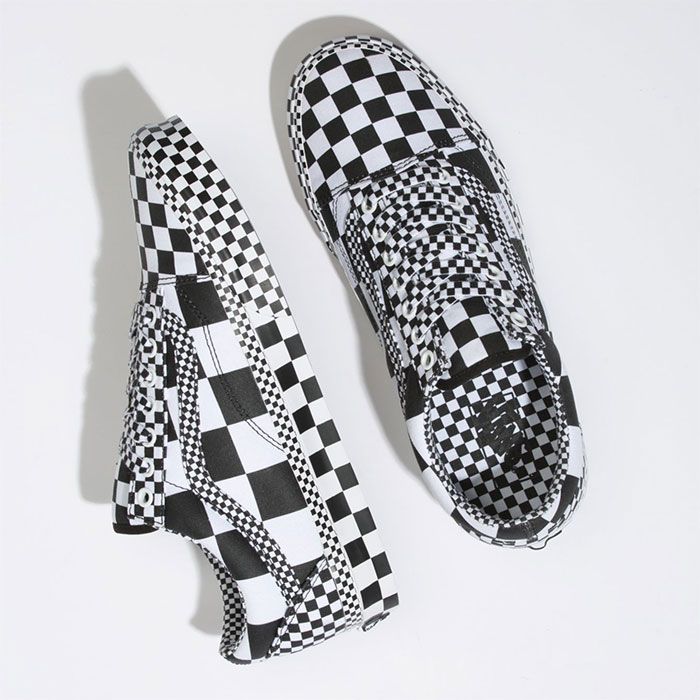 vans checkered all over