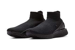 rise react flyknit sock sneaker