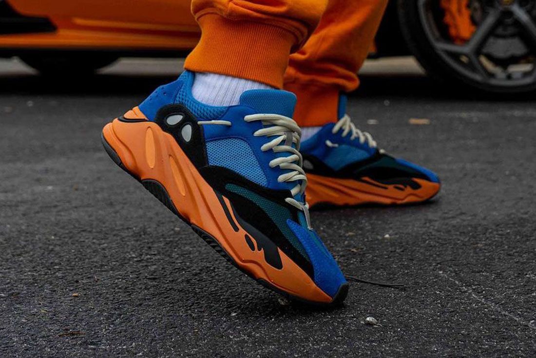 Take An On - Foot Look at the Yeezy BOOST 700 'Bright Blue