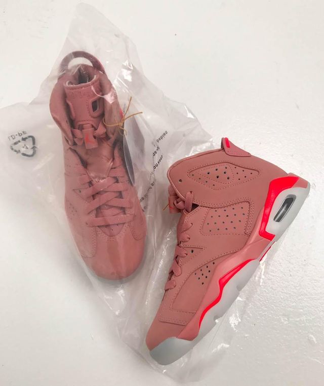 millennial pink air jordan 6