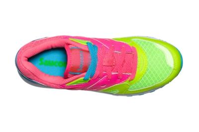 Saucony Master Control Girls Pink Blue Insole 1
