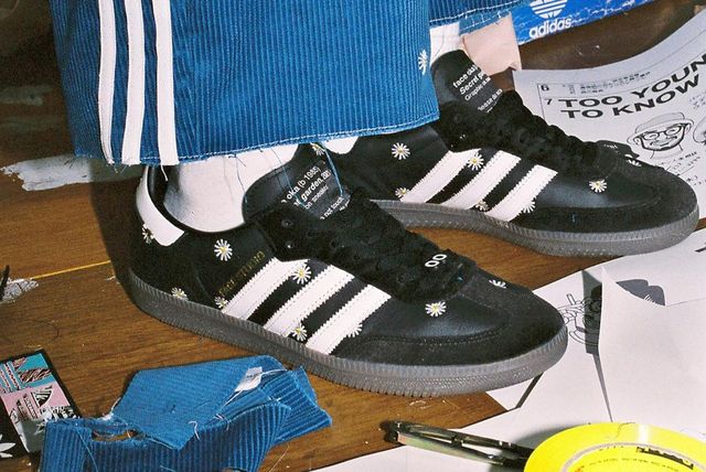 Dropping Soon! The FACE x atmos x adidas Samba is Cute AF - Sneaker Freaker