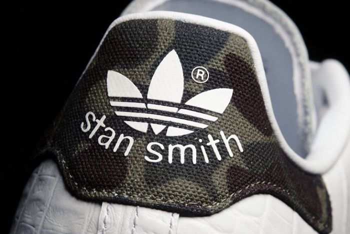 Stan smith discount croco Gris