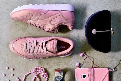 Reebok Classic Leather Pearl Pack Womens Rose Pink 1