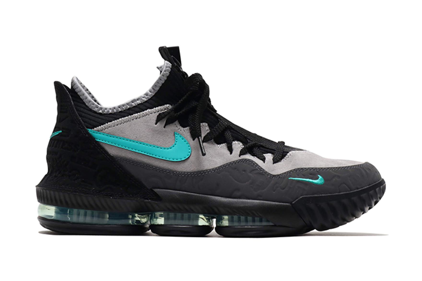 Atmos Nike nder Lebron 16 Low Clear Jade Cd9471 003 Release Date Lateral