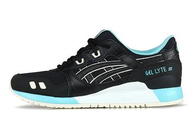 Asics Gel Lyte Iii Black Turquoise Lateral