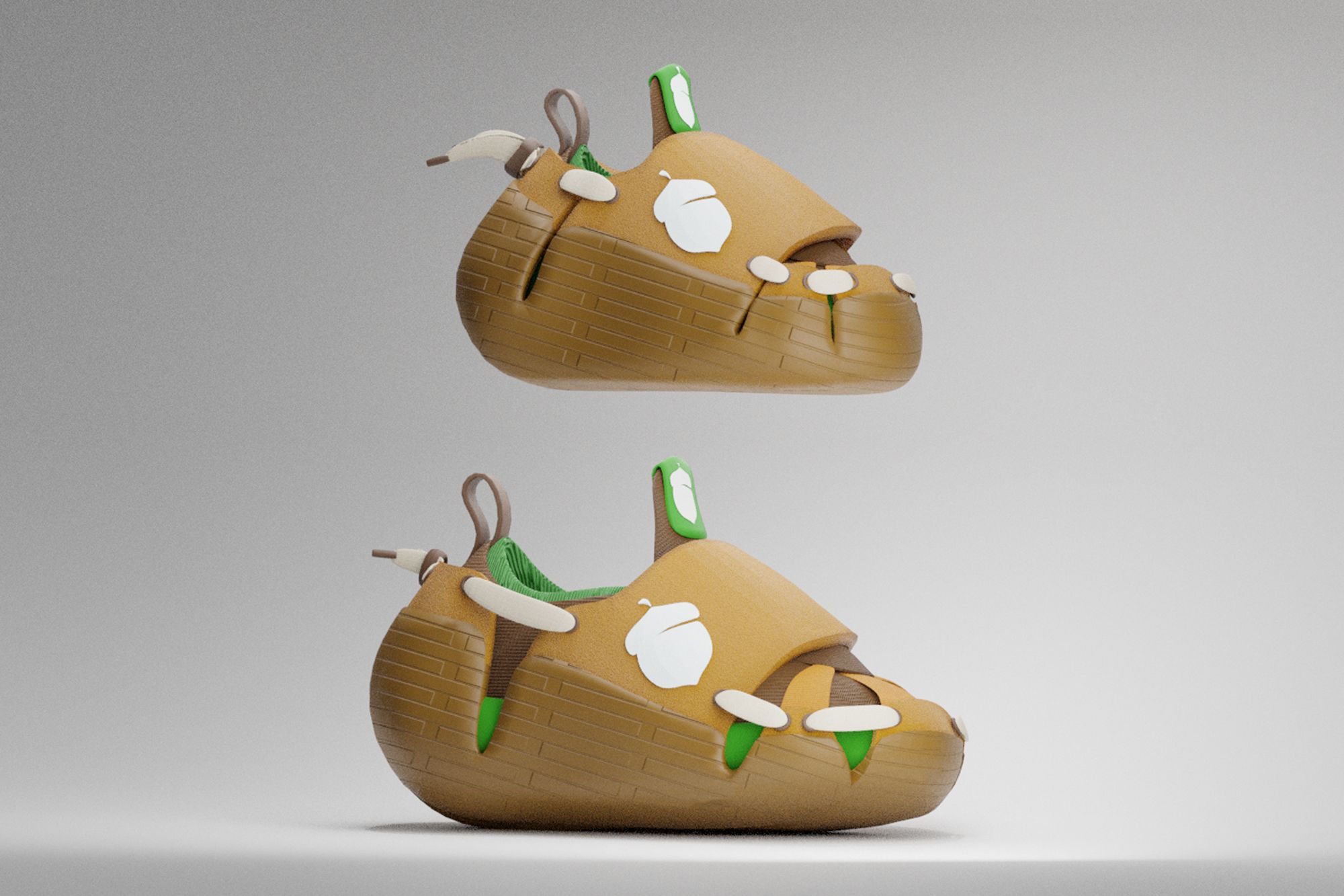 Acorn Self-Expanding Kids Shoe