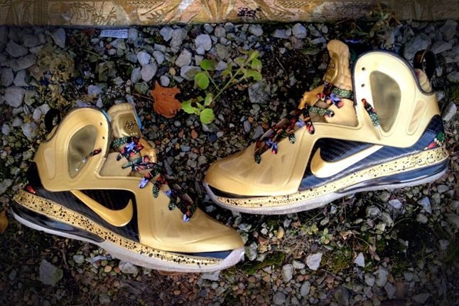 Dejesus Custom Nike LeBron 9 Elite (Un-Watch The Throne) - Sneaker 