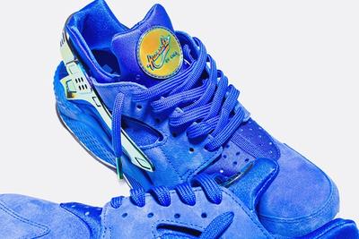 Undefeated Nike La Huarache Crenshaw Blue Gold 4