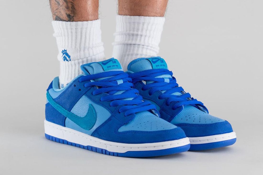 On-Foot with the Nike SB Dunk Low 'Blue Raspberry' - Sneaker Freaker
