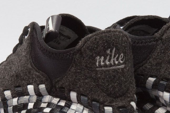 Nike Air Woven Footscape Chukka Black Heel Logo 1