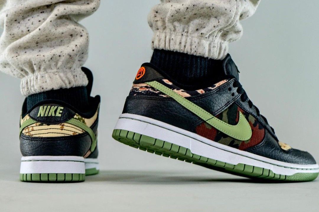 On-Foot: Nike Dunk Low ‘Crazy Camo’ 