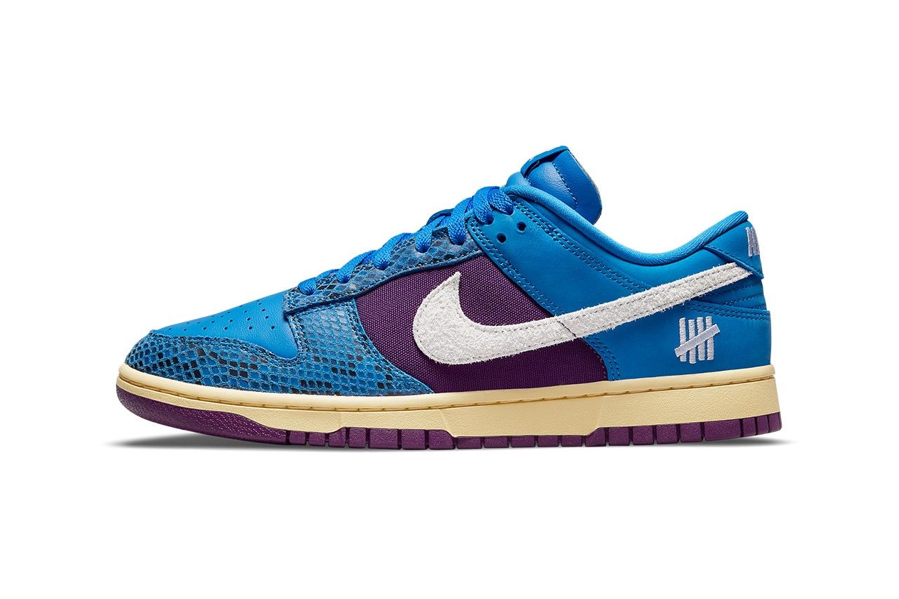 Official Pics: UNDEFEATED x Nike Dunk Low Royal/Purple From 'Dunk 