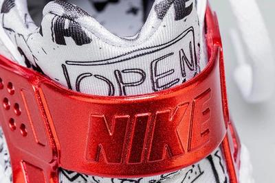 Nike Air Huarache Qs White Red Shoe Palace 12 Sneaker Freaker