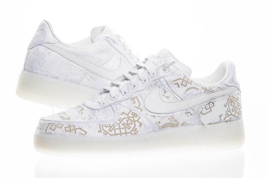 Clot X Nike Air Force 1 White On White 2018 Sneaker Freaker 6