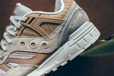 Saucony Grid Sd Quilted Tan Grey 4