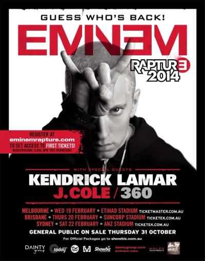 Eminem Australia Tour