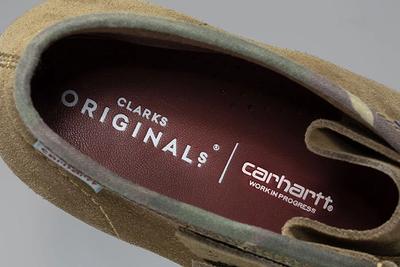 Carhartt Clarks Wallabee Olive Insole