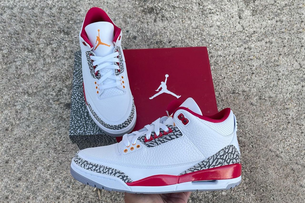 Release Date & Info: Air Jordan 3 'Cardinal Red' CT8532-126 - Sneaker ...