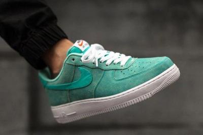 Nike Air Force 1 Low Light Retro Green Canvas 2