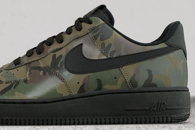 nike af1 camo reflective