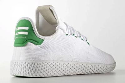 Pharrell Williams Adidas Tennis Hu White Green 6