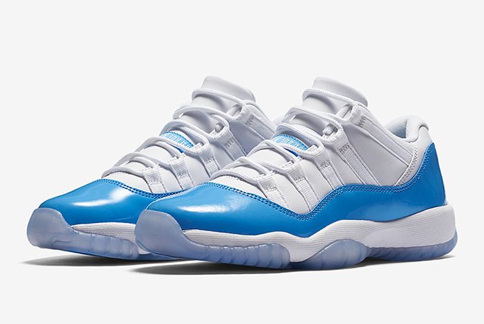 Jordan 11 blue low top best sale