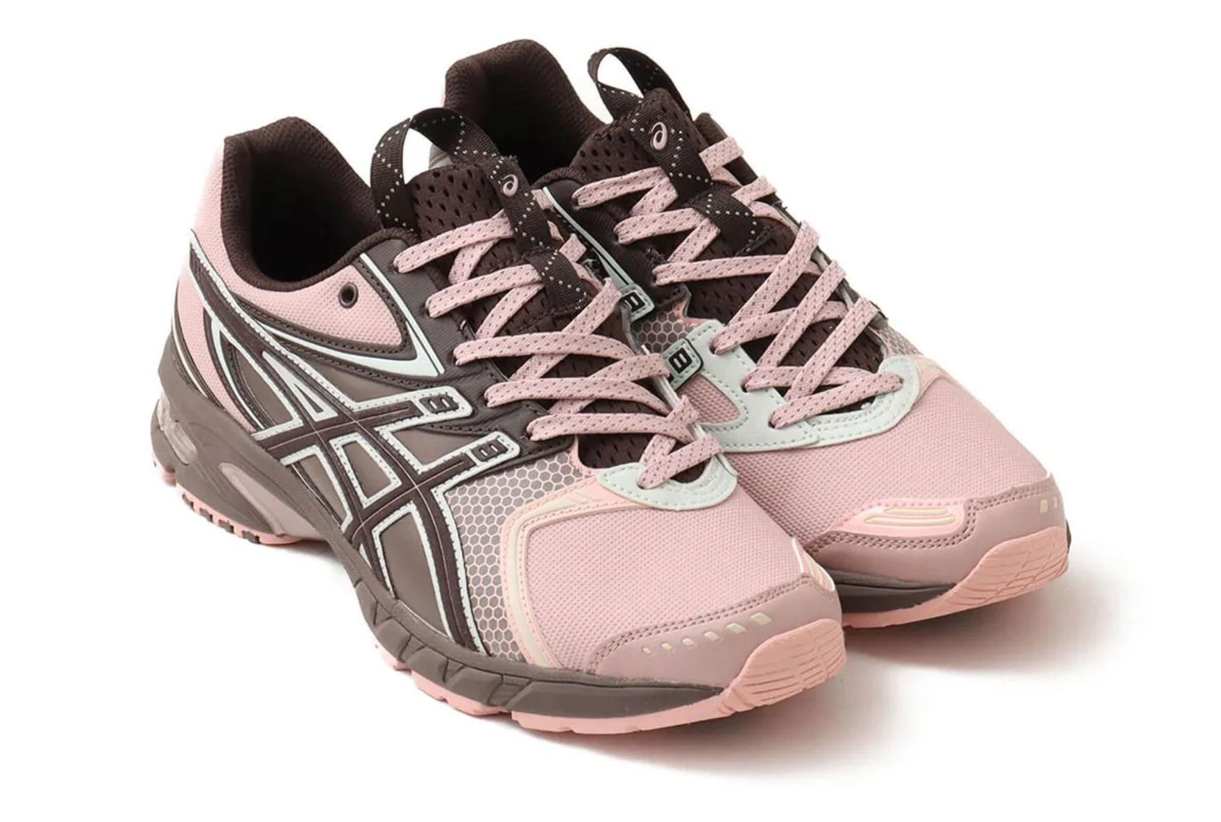 Pink and brown ASICS UB11-S GEL-DS sneakers