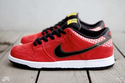 Nikesb Dunk Low Firecracker Pack Red Profile 1