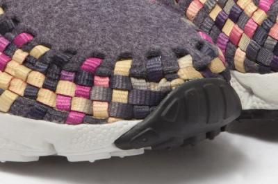 Nike Footscape Woven Chukka Gold Purple Wool Toes 1