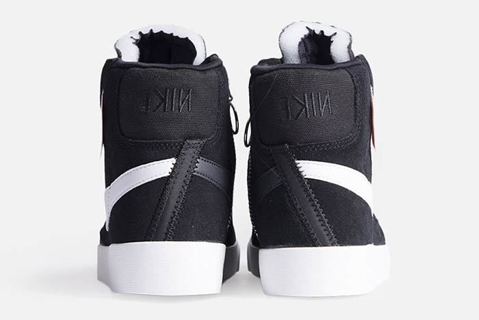 Nike Blazer Mid Rebel Womens Black Bq4022 001 2