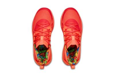 Sour Patch Kids Under Armour Curry 7 Peach Release Date Insoles