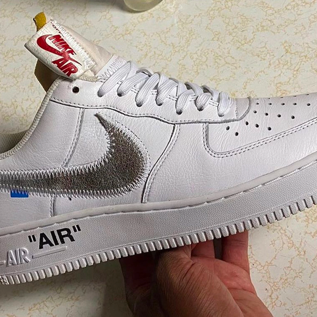Unreleased Off-White x Nike Air Force 1 Samples on Display at