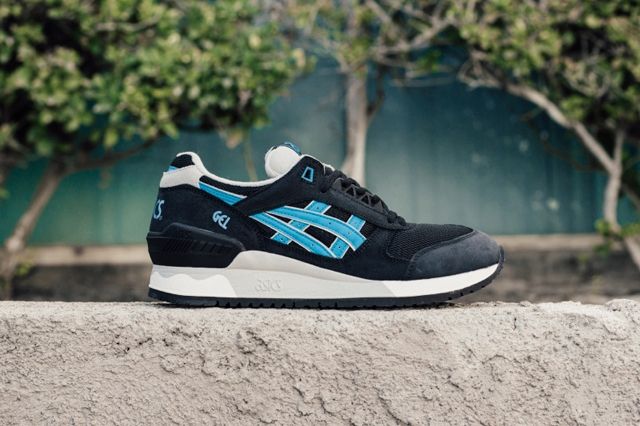 Asics gel respector black/black best sale