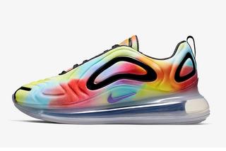 air max 720 tie dye on feet