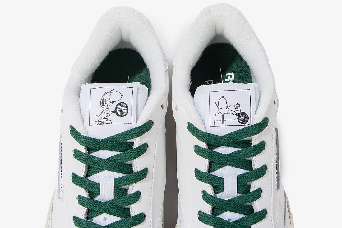 Snoopy Makes Appearance on Peanuts x Reebok Club C 85