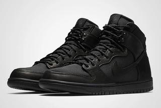 nike sb dunk high triple black