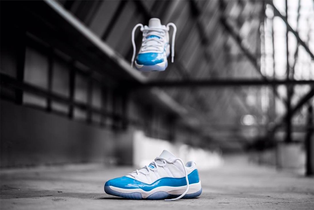 Air Jordan 11 Low (University Blue) - Sneaker Freaker