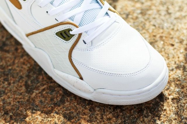 nike air flight 89 white gold
