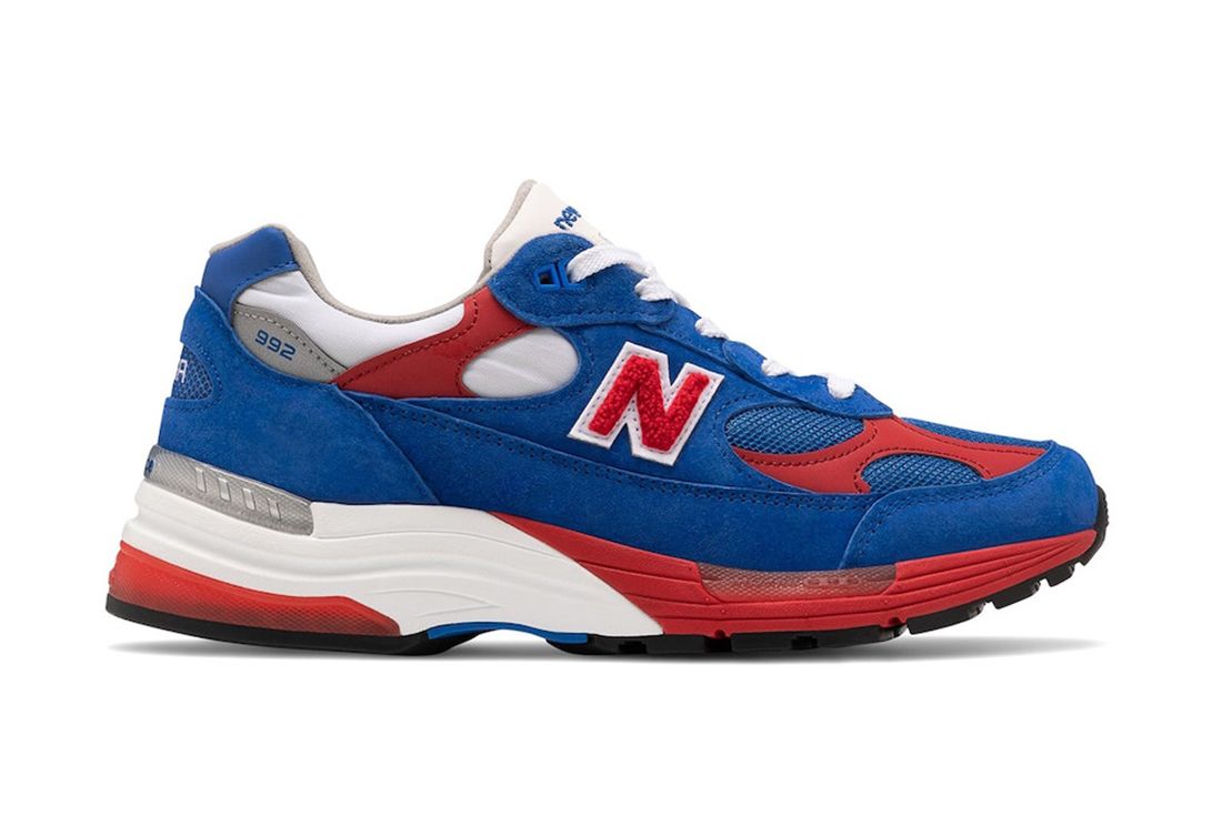 New Balance 992 Red White Blue Right