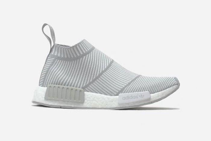 NMD City Sock (White/Grey) - Sneaker Freaker