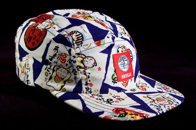 Skulls Handmade 5Panel Japan Pack Smiling Cat Funny 1