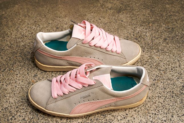 Puma Suede Grey Pink 1